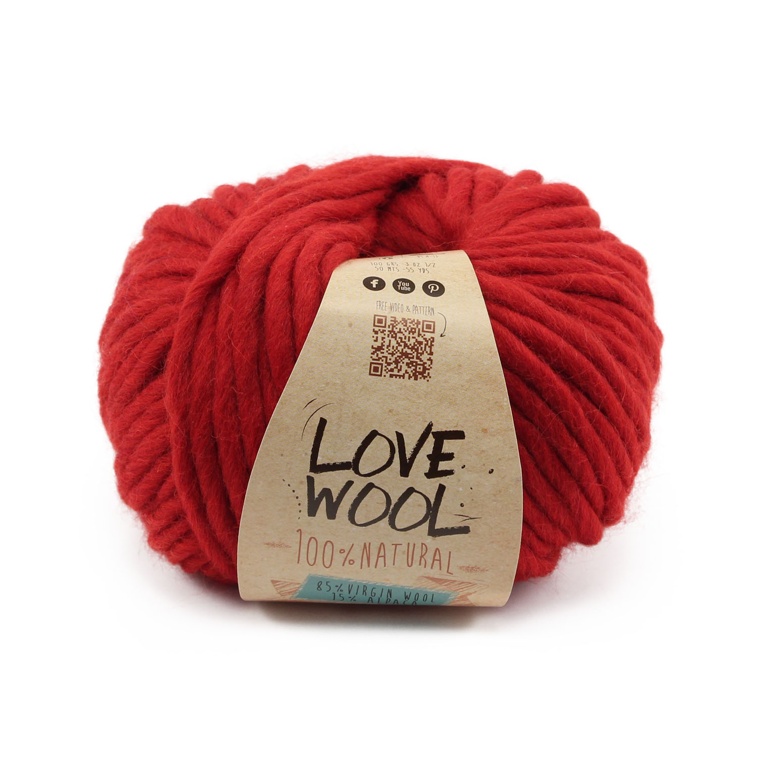 lanas-katia-love-wool-115-rojo